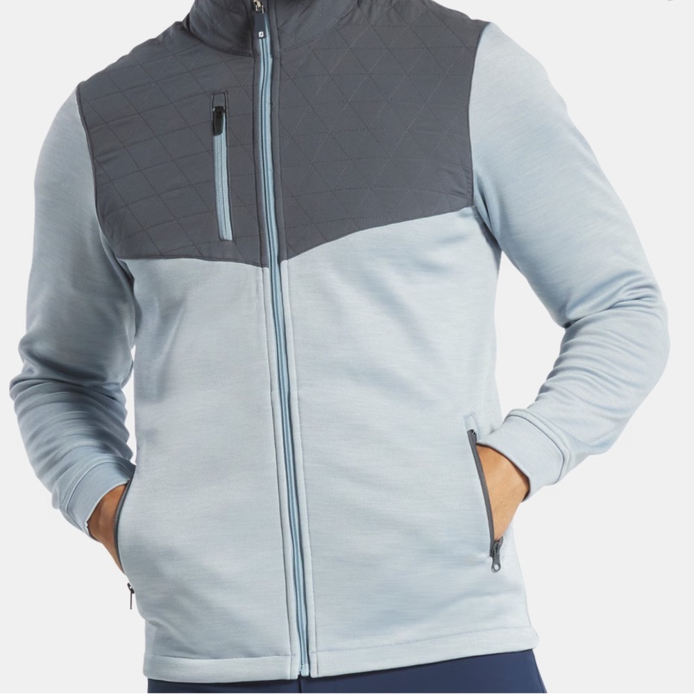 NWT Men's FootJoy Pullover Thermo Hybrid MidLayer quilted size XXL (2XL)